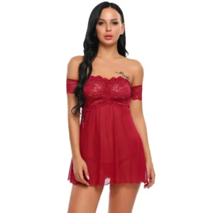 Sexy Women's Bralette Babydoll Nightwear