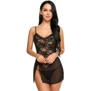 Sexy Women's Side Cut Babydoll nightwear