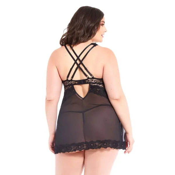 Sexy Women's Racerback Babydoll Nightwear - Image 2
