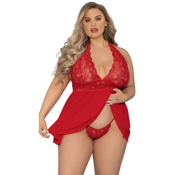Sexy Women's Halter Neck babydoll Nightwear