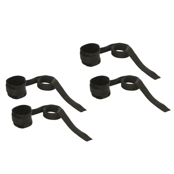 Four Nylon Straps with handcuffs & Ankle Cuffs - Image 2