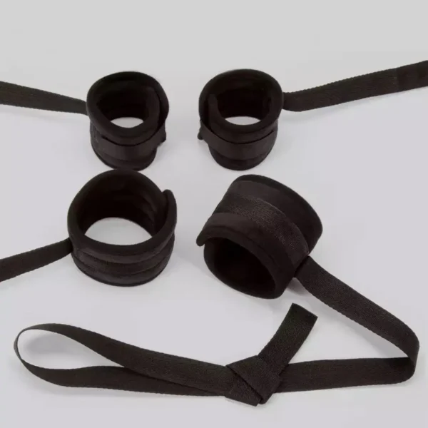 Four Nylon Straps with handcuffs & Ankle Cuffs - Image 3