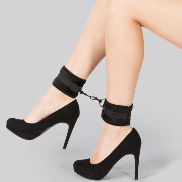BDSM Ankle Cuffs with Metal Lock