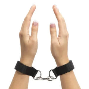 Two Pieces Of Handcuff Pair With Metal Lock