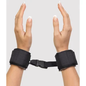 Two Pieces of BDSM Handcuff With Buckle Lock