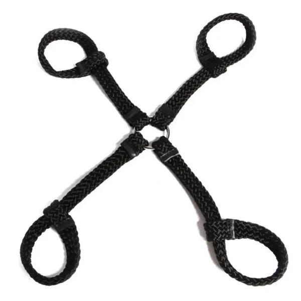 Soft Hogtie BDSM Set with Rope Handcuff - Image 3