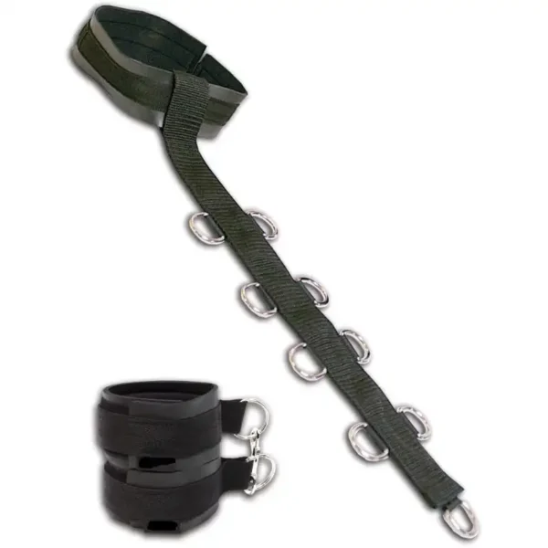 Wrist To Collar Restraint straps with handcuffs for Beginners Play - Image 3