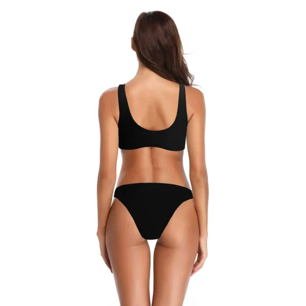Sexy Front Knot Bikini Set for Women - Image 2