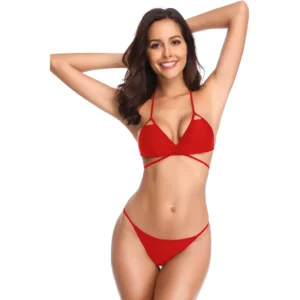 Women's Sexy Hollow-Out Crisscross Bikini