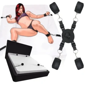 BDSM Bed Restraint Kit Adjustable Nylon Belt