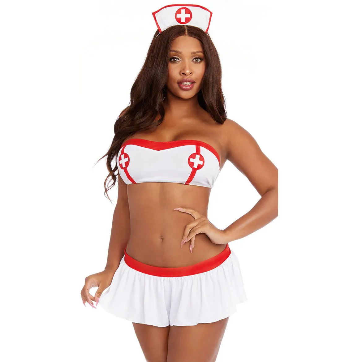 Women Nurse Costume Role Play Lingerie set