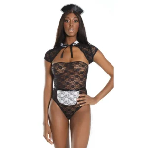 Women Sexy Maid Costume Role Play Lingerie set