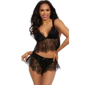 Women's Sexy Lace Camisole Lingerie Set