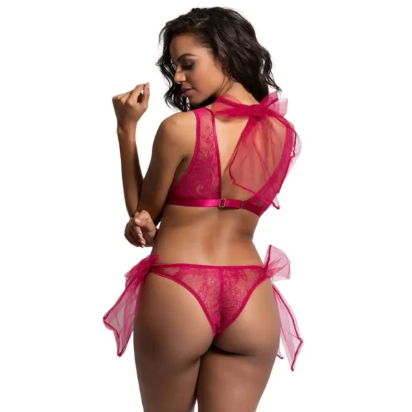 Women's Sexy V-Neck Fashion Lingerie Set - Image 2
