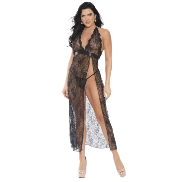 Sexy Women's Side Open Nightgown
