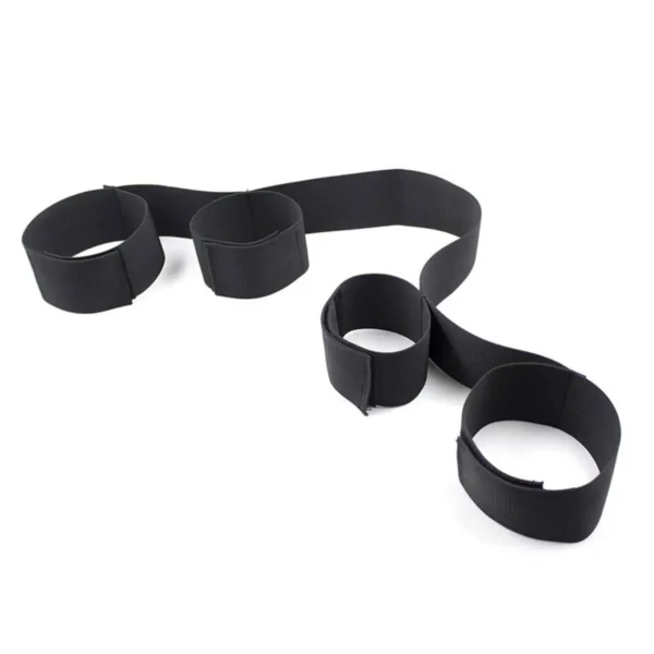 BDSM Spreader Bar with Handcuffs and Ankle Cuffs - Image 4