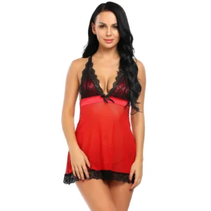 Women's Sexy Modern Lace Babydoll Set