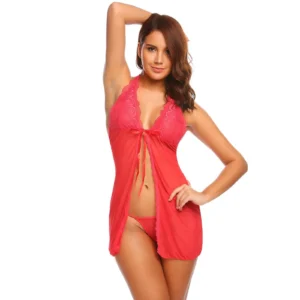 Women's Seductive Infatuating Floral Lace Babydoll