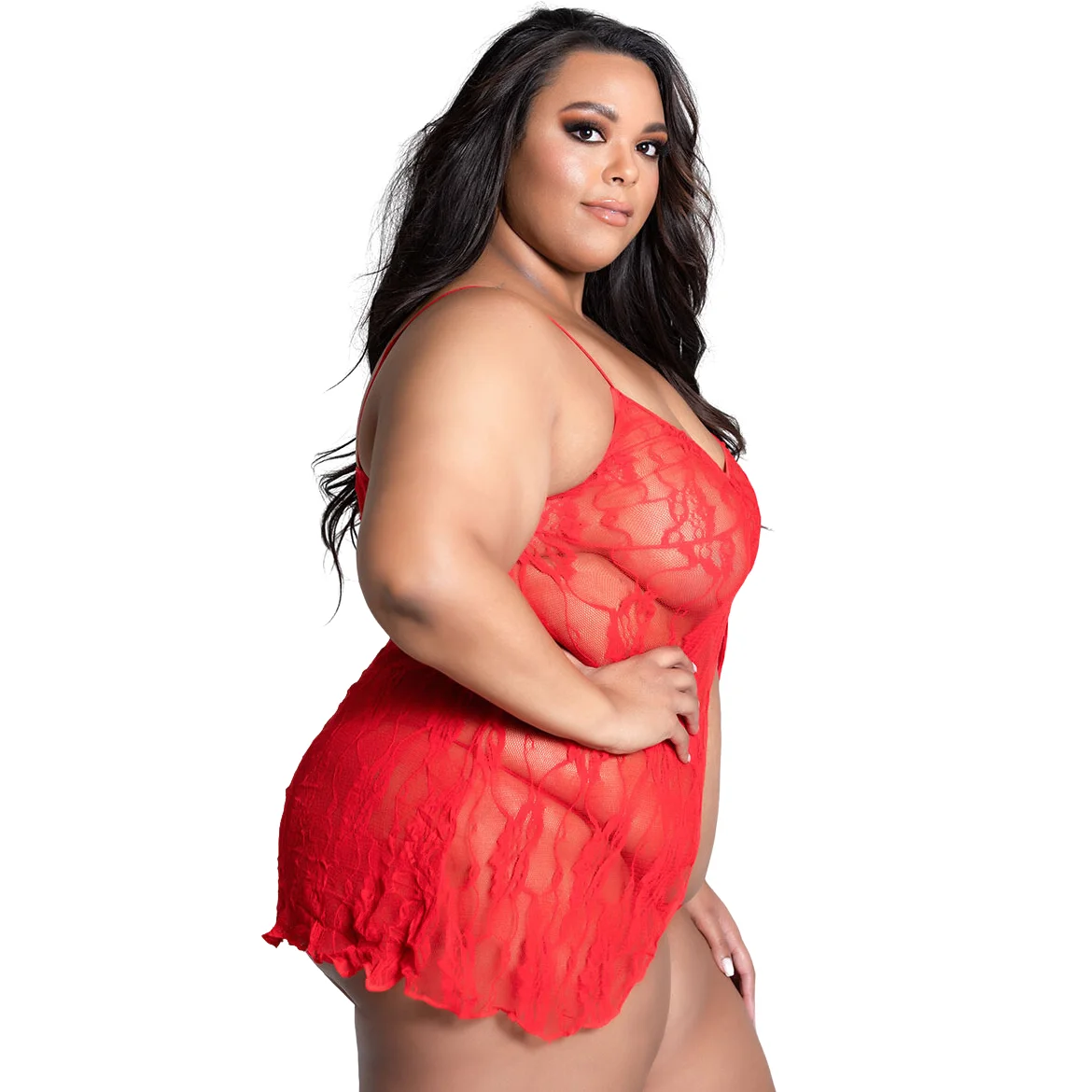 Women's Regular Lace Sexy Babydoll - Image 3