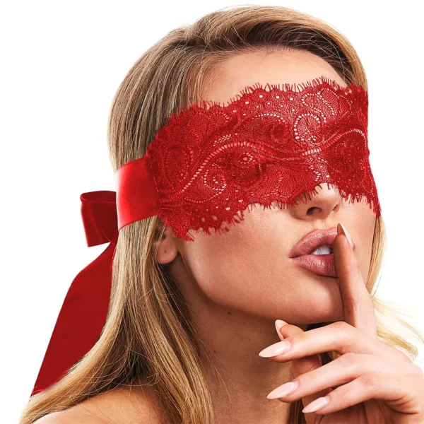 Luxurious Lace Blindfold For Bondage Lovemaking - Image 3