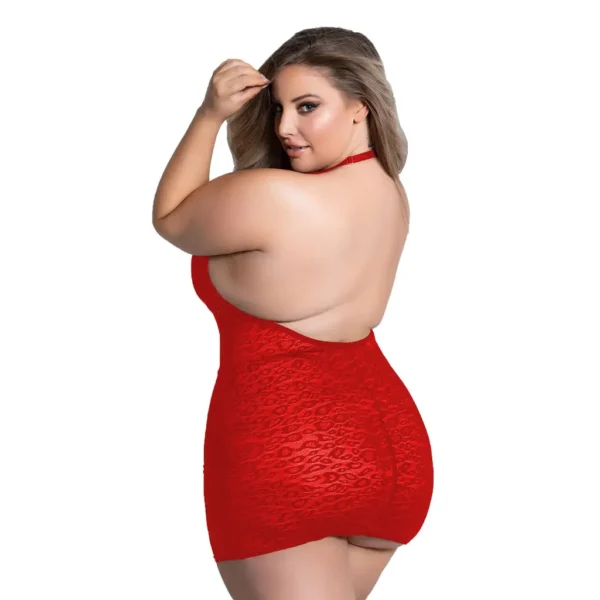 Women's Chemise Halter Neck Nightwear Set - Image 4