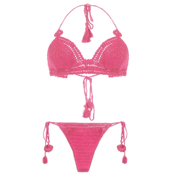 Women's Sexy Mid-Rise Crochet Lingerie - Image 2