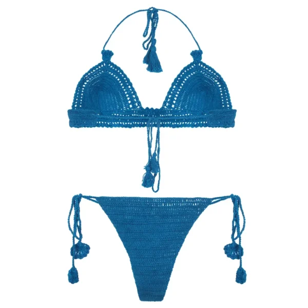 Women's Sexy Mid-Rise Crochet Lingerie - Image 4