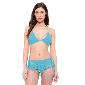 Women Self-Design Cotton Crochet Skirt Lingerie