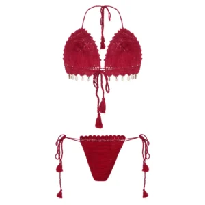 Women's Sexy Crochet Bikini Lingerie Set