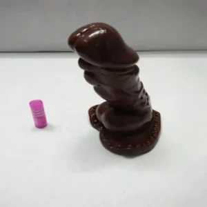 Men's Reusable Extra Dotted Sleeve Condom with Vibration