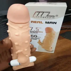 Men's Reusable Dragon Extra Dotted Sleeve Condom with Vibration