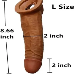 Men's Soft Silicone Reusable Dragon Jumbo Condom