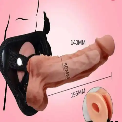 Men's Soft Silicone Reusable Dragon Condom with Adjustable Belt - Image 2