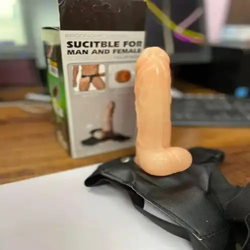 Men's Soft Silicone Reusable Dragon Condom with Adjustable Belt - Image 3