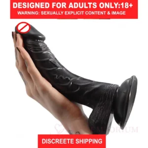 10 Inch C Shape G-spot/P Spot Pleasure Suction Cup Big Size Dildo