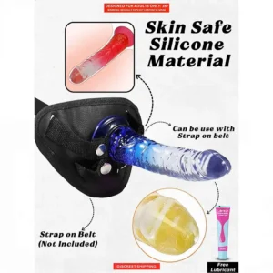 RAINBOW BIG MASSIVE DOUBLE SILICONE FLEXIBLE MULTI COLOUR RAINBOW DILDO