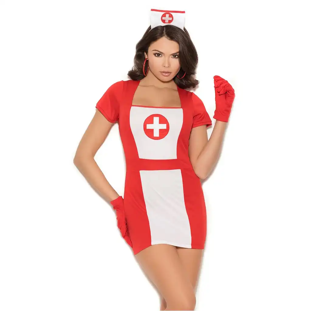 Women's Sexy Hot Dreamy Nurse Roleplay Costume