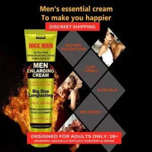 Man Gel - Enhance Pleasure, Thicker, Harder, Increase Blood Supply, Last Longer, Increase Volume