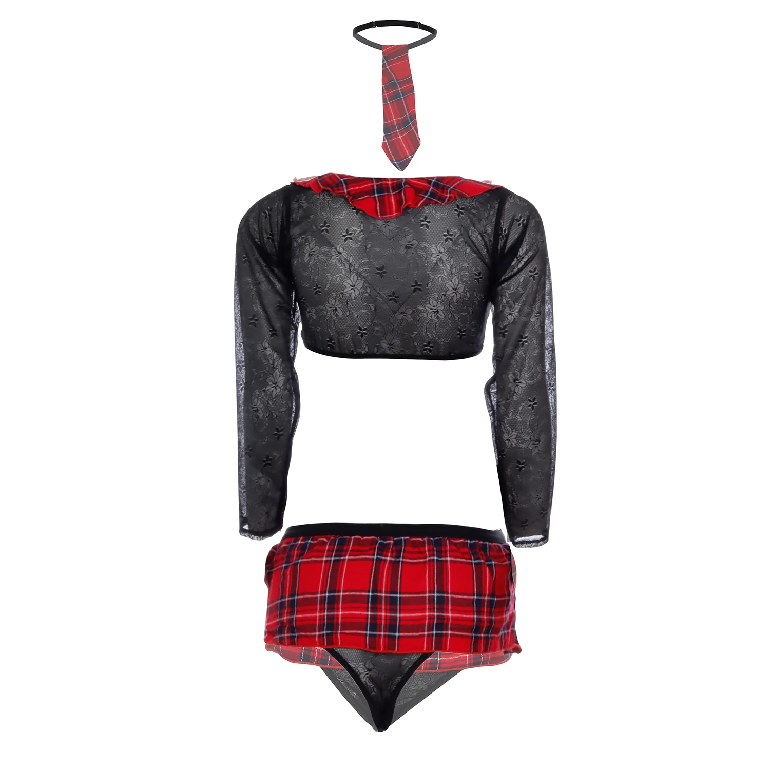 Women's Full Sleeves School Girl Costume Wear - Image 2