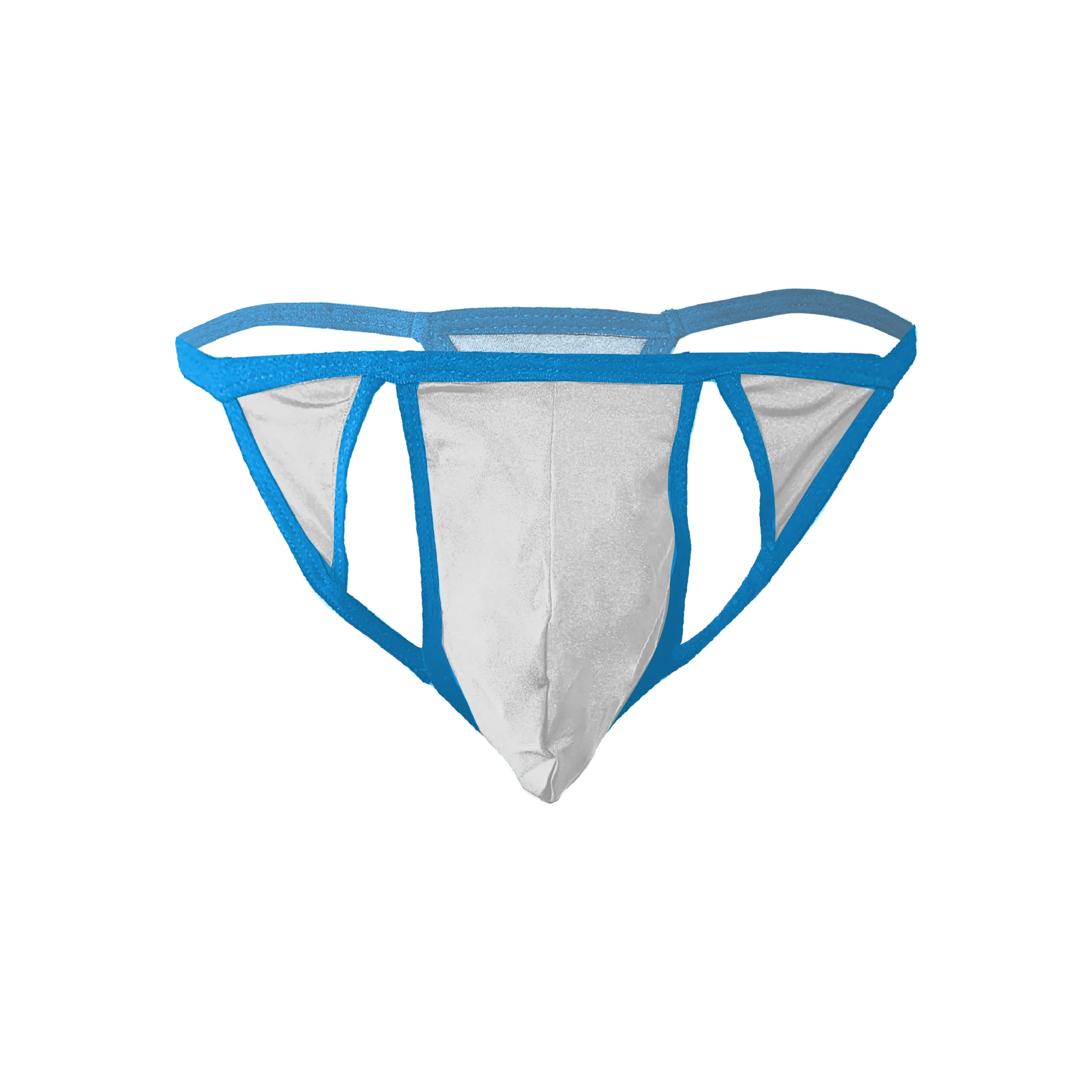 Men's Hollow Design White Color Underwear