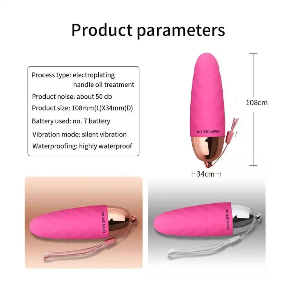 Premium Quality Oval Shape Vibrator Massager For Women - Image 4