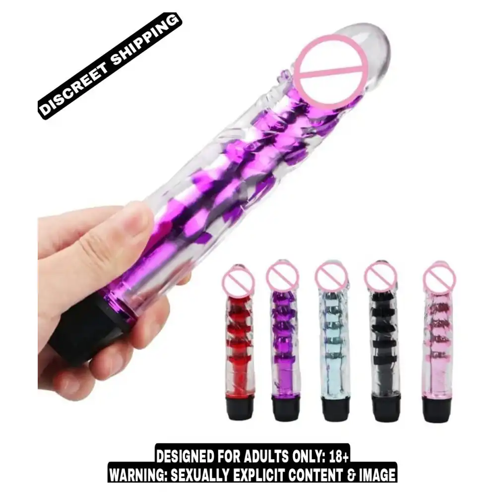 Jelly Soft Realistic Vibrator Massager for Women