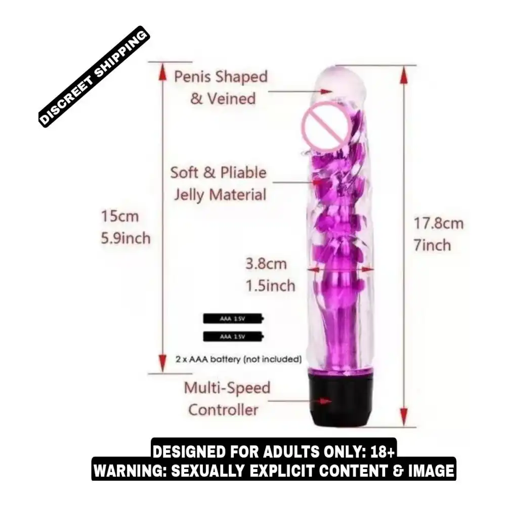 Jelly Soft Realistic Vibrator Massager for Women - Image 4