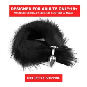 Stainless Steel Plug Soft Fox Tail Toy For Women
