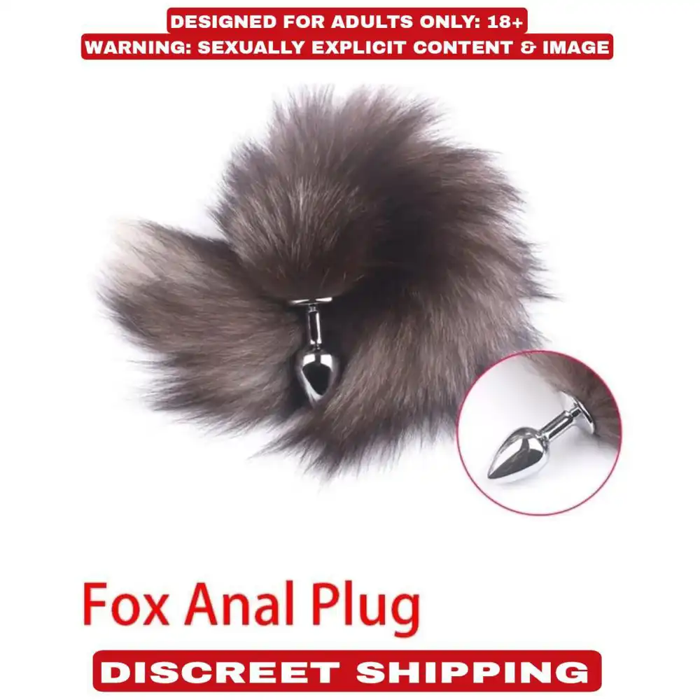 Stainless Steel Plug Soft Fox Tail Toy For Women - Image 3