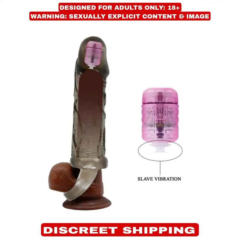 Reusable Silicone Vibrating Sleeve - Image 3