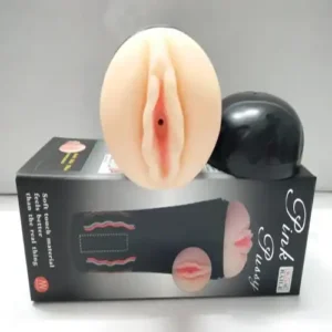 Pink Massager Cup for Male With Vibration