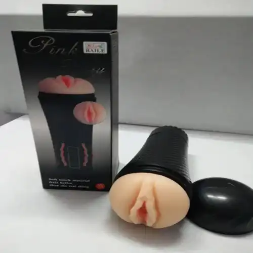 Pink Massager Cup for Male With Vibration - Image 3