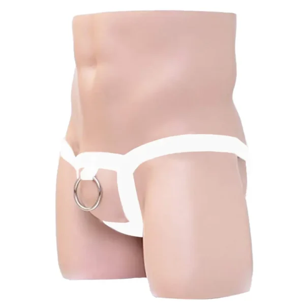 Men's Solid Open Hollow Harness Underwear