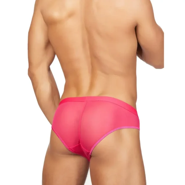 Men's Solid Power Net Brief Underwear - Image 2